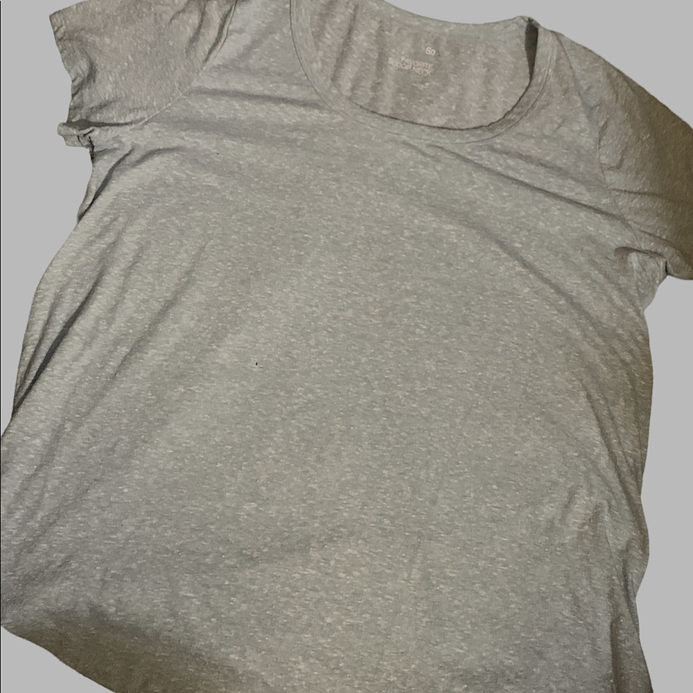 SO WOMENS 1x FAVORITE SCOOP NECK TEE LIGHT GREEN